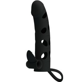 PRETTY LOVE - FUNDA SILICONA CON VIBRACIÓN 15.2 CM