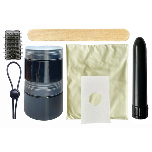 CLONEBOY - KIT CLONADOR DE PENE CON VIBRACIÓN NEGRO