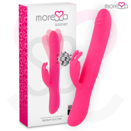 MORESSA - SOMER ROTADOR PERLADO Y POTENTE VIBRACIÓN SILICONA PREMIUM