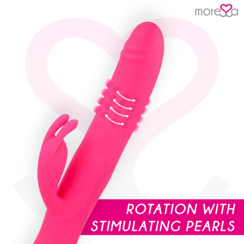 MORESSA - SOMER ROTADOR PERLADO Y POTENTE VIBRACIÓN SILICONA PREMIUM