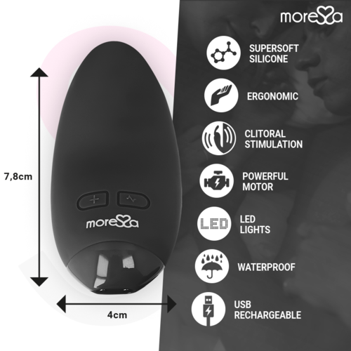 MORESSA - BLOSSOM MASAJEADOR PERSONAL NEGRO