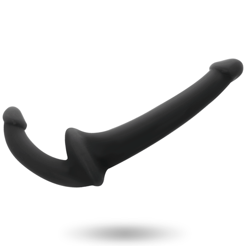 ADDICTED TOYS - DILDO CON ARNÉS SIN SUJECIÓN NEGRO