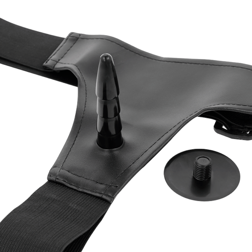 HARNESS ATTRACTION - ARNÉS  VIBRADOR HECTOR 20 CM -O- 3.5 CM