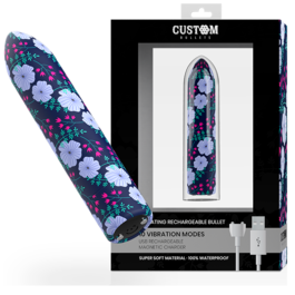 CUSTOM BULLETS - BALA RECARGABLE SPRING 10 INTENSIDADES