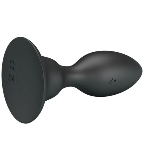 MR PLAY - PLUG ANAL CON VIBRACIÓN NEGRO CONTROL REMOTO