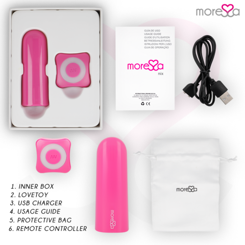 MORESSA - IVY  MASAJEADOR SIMULADOR LABIAL DE VIAJE ROSA
