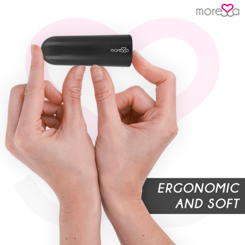 MORESSA - NIX POTENTE VIBRADOR MULTI JUEGOS CONTROL REMOTO NEGRO